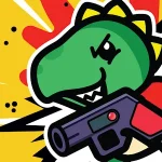 Dino With A Gun